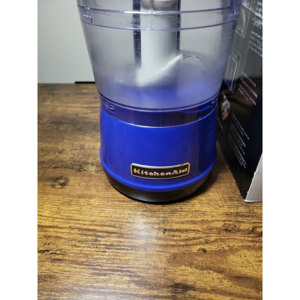 Kitchenaid Empire Blue  3.5 Cup Food Chopper  2 Speed Works - Picture 2 of 16